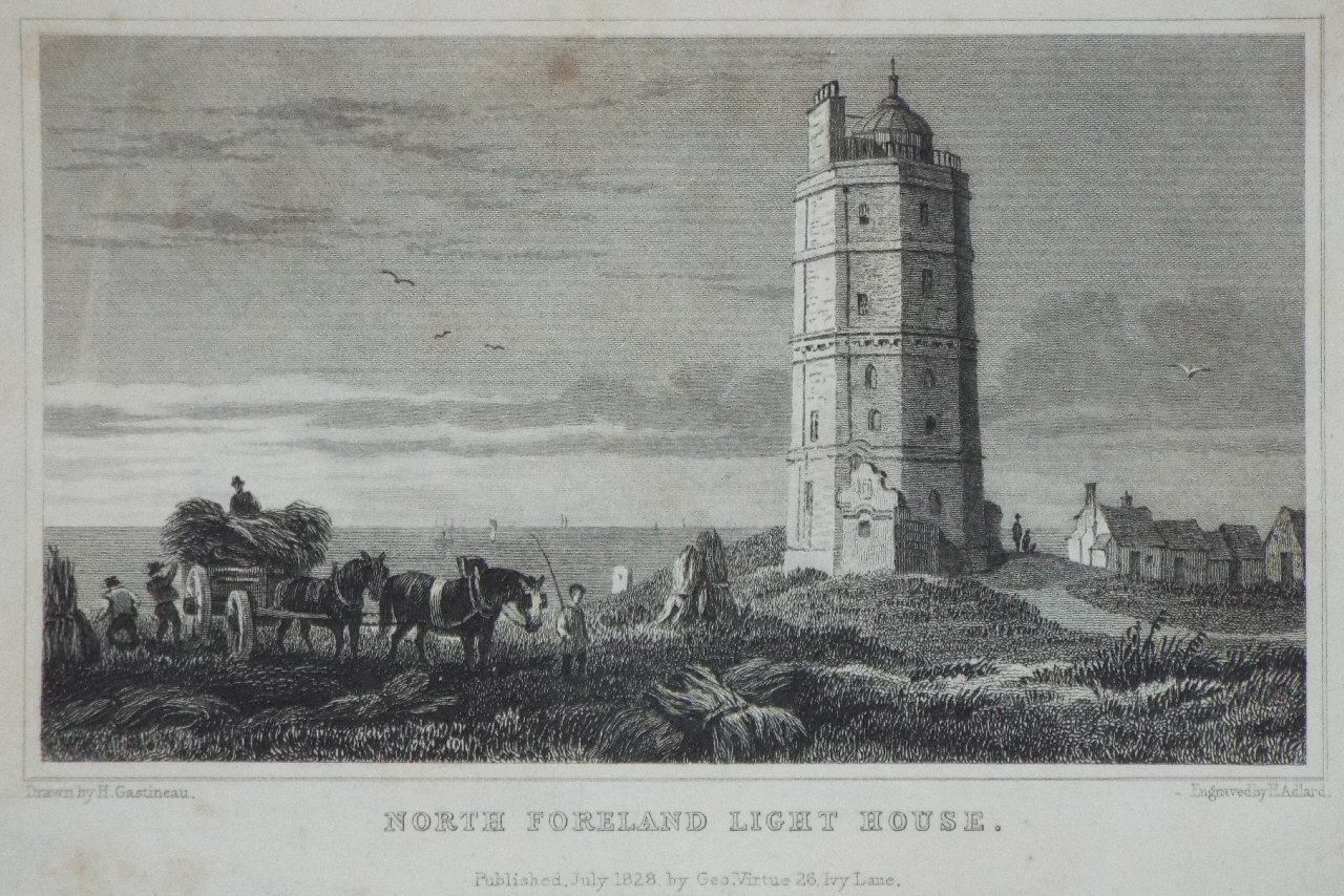 Print - North Foreland Light House. - Adlard